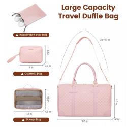 LOVEVOOK 2024 fashion outdoor travel handbags 3pc carry on Bags with shoe pocket Toiletry Weekender travel luggage duffel bags