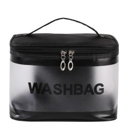 Summer new transparent PVC large capacity waterproof cosmetic bag portable female travel toiletry bag storage bag handbag