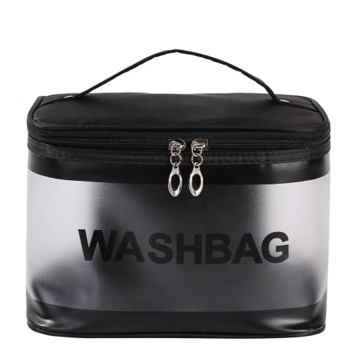 Summer new transparent PVC large capacity waterproof cosmetic bag portable female travel toiletry bag storage bag handbag