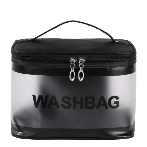 Summer new transparent PVC large capacity waterproof cosmetic bag portable female travel toiletry bag storage bag handbag
