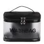 Summer new transparent PVC large capacity waterproof cosmetic bag portable female travel toiletry bag storage bag handbag
