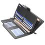 Long Wallet Men High Quality Clutch PU Leather Purse Male Pocket for Photo Card Mobile phone Money Bag