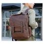 ZWY234 Men Simple Waterproof PU Shoulder Bag Wholesale Waterproof Laptop Backpack Daily Business Work Travel Student Schoolbag