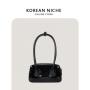 Factory wholesale trendy womens designer bags Korean style glossy patent leather bag Jelly multi-color handbag for girl