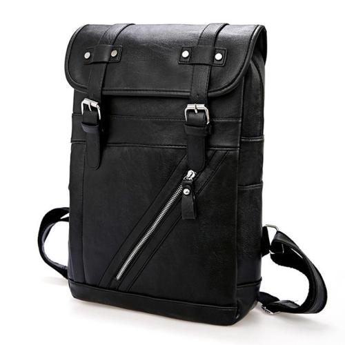 ZWY228 Wholesale Men Vintage Business Work Travel Shoulder Bag PU Daily Casual Outdoor Backpack New Fashion Lightweight Backpack