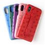 Custom Logo Multiple Color Genuine Ostrich Skin Leather Mobile Phone Case  Cover for iPhone With Handle
