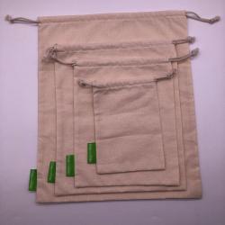 Custom Muslin Cotton Produce Bag
