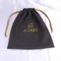 Luxury Custom Printed Suede Cloth Dust Drawstring Shopping Gift Bag Travel Clothes Handbag Packaging Suede Pouch