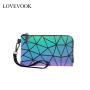 lovevook luminous ladies clutch wallet luxury women reflections purse and wallets 2019.
