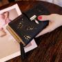 New Korean Women's Long Zipper Buckle Wallet Fashion Handbag with Hollow Leaf Design Waterproof and Open Closure Type