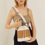 New Design Wholesale Summer Casual Vacation Straw Crossbody Bags Vintage PU Straw Women's Seaside Bucket Bag