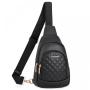 LOVEVOOK Wholesale Fashion Sling Shoulder Bags with Detachable Strap PU Leather Crossbody Chest Backpack Bag for Woman Ladies