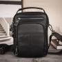 Vintage Men's casual handbags crossbody shoulder bag genuine leather bags brown retro cow leather bags for men
