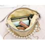 HR385 Pearl Handheld Imitation Full Diamond Handbag Popular Party Dinner Clutch Messenger Bag One Shoulder Fashion Women's Bag