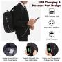 Large Capacity Waterproof Anti Theft 15.6 17 18 inch Laptop Backpacks with Lock and USB Port Travel Backpack Bags for Men Women