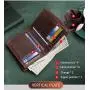 Head Layer Cowhide Wallet Men Card Holder Wallet Large Capacity Carteras Mujer Genuine Leather Wallet Cartera De Hombre