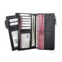 Custom 2023 New Style Luxury Real Genuine Snake Skin Leather Women Slim Flat Zipper One Fold Long Card Wallet