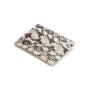 Luxury New Designer Embossed Pattern Snake Leather Card Holder Minimalist Genuine Leather ID Card Case Unisex Money Clip
