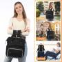 Lovevook 2022 15.6 17 in large back pack nylon girls cute bag work laptop backpack with USB charging port women school backpacks