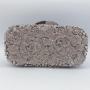 Multicolour rhinestone purse wedding party bridal elegant clutch bags hollow metal crystal flower evening bags luxury