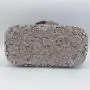Multicolour rhinestone purse wedding party bridal elegant clutch bags hollow metal crystal flower evening bags luxury