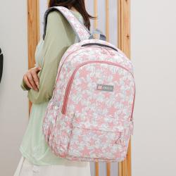 Gelory New Arrival Large Capacity Teenager Student Star Print Backpack Bags Custom Lightweight Student Schoolbag for Girls