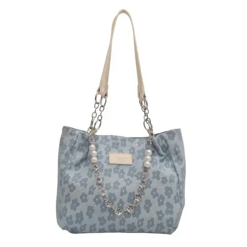 2024 New Summer Large Capacity Advanced Texture Women's Shoulder Bag Fashionable Tote Bag for College Students Ladies