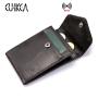 CUIKCA Fashion RFID Wallet Women Men Mini Ultrathin Leather Wallet Slim Wallet Coins Purse Credit ID  Card Holders For men