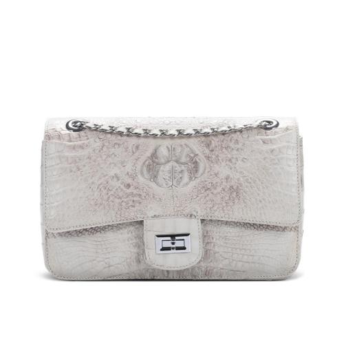 Luxury Designer Genuine Real Crocodile Skin Women Ladies Leather Shoulder Crossbody Chain Bags Handbags Famous Brands For Women