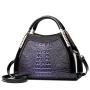 KBW279 Hot Fashion Ladies Bright Leather Handbag Bucket Bag New PU Crocodile Pattern Shoulder Crossbody Bag Tide For Women