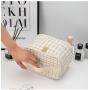 CY005 New Hot Small Perfume Handheld Zipper Cotton Makeup Bag Large Capacity Portable Travel Toiletries Storage Cosmetic Bag
