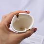 10*15 Cm White Leather Jewelry Bags Emboss Headset Watch Packaging Jewelry Gift Leather Pouch With Magnet