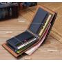 OEM001New Fashion Best Selling PU Leather Short Simple Men Wallet Waterproof Retro Men Purse Business ID & Credit Card Holders