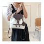 Alligator Korean Fashion Sling Bags Pu Ladies Shoulder Bag Large Compartment Backpack with Carton Printing