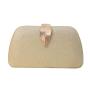 Metal leaf clutch bags small square bag women's handbag 2024 New fashion luxury design evening bag