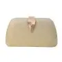 Metal leaf clutch bags small square bag women's handbag 2024 New fashion luxury design evening bag