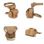 KBW763 Multifunctional Tactical Outdoor Motorcycling Hiking Traveling Drop Leg Waist Bag Pack Water Bottle Fishing Tool Pouch