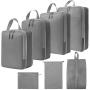 XL009-7 Foldable Travel Bag Seven Pieces Travel Organizer Set 6 Colors Accept Customized Logo Durable Essentials for Travelling