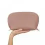 Elegant leather travel cosmetic bags makeup travel bags