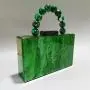 Custom Fashion Party Wedding Beaded Strap Acrylic Evening Bag Clutch Purse For Lady Women