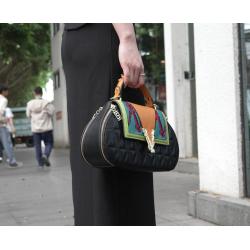 top products ladies shoulder bag contrast color hand bag ladi fashion designer handbag for women crossbody handbag factory 30 cm