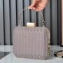 2023 European and American style lady Square banquet clutch bag Girl dancing party luxury evening bags