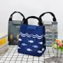 Reusable Lunch Bag Foldable Lunch Tote Travel Bag Lunch Box Holder Bento Cooler Bag