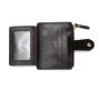 CUIKCA New hot sale Men's and women's coin purse leather card holder ID holder fashion creative zipper wallet HF046