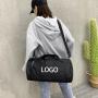 custom logo eco friendly weekend travel duffel bag outdoor shoulder fitness duffle overnight bags for women