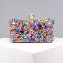Diamond Inlaid Dinner Bag Women's Fashion Banquet Versatile Dress Evening Bag