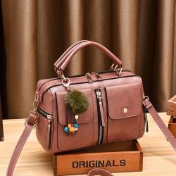 Custom Color White Pu Leather Women Shoulder Crossbody Bag For Ladies