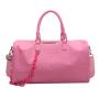Custom Logo Crocodile PU Leather Waterproof Fitness Bag Outdoor Weekend Sports Travel Chain Tote Duffle Bag