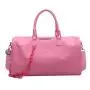 Custom Logo Crocodile PU Leather Waterproof Fitness Bag Outdoor Weekend Sports Travel Chain Tote Duffle Bag