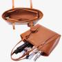 SUSEN CHRISBELLA 2022 Wholesale Fashion PU Leather Ladies Big handbag tote bag custom print for women